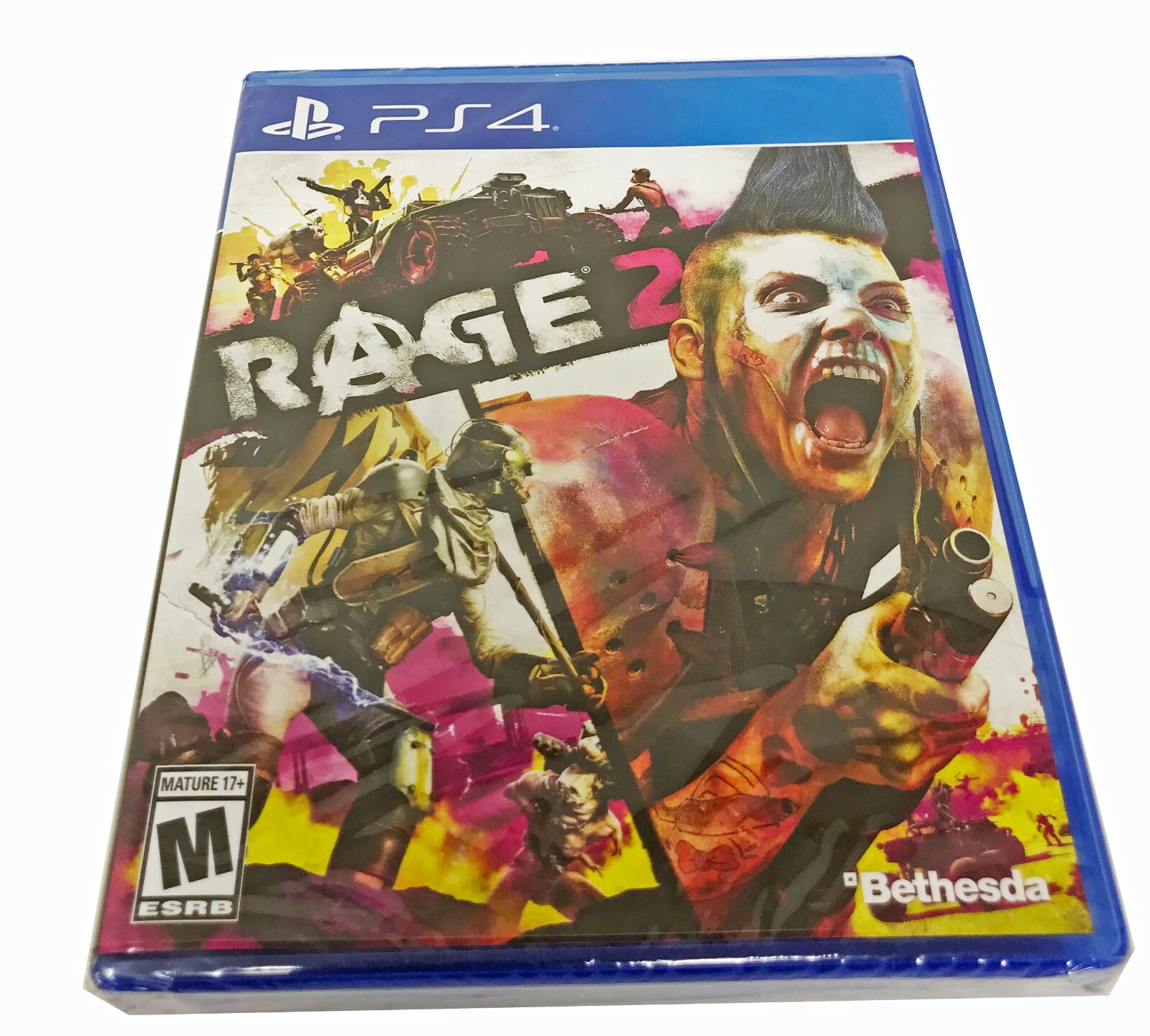 PS4 RAGE 2 Playstation 4 Bethesda New Sealed Unopened in Original Packaging M