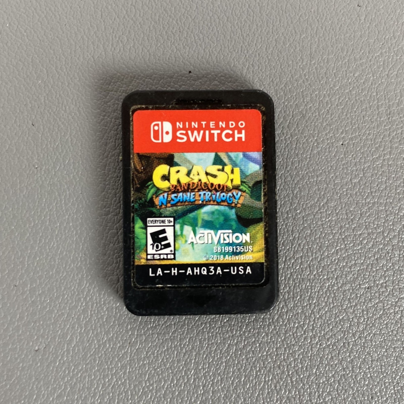 Crash Bandicoot N-Sane Trilogy Nintendo Switch Video Game Cartridge 2018