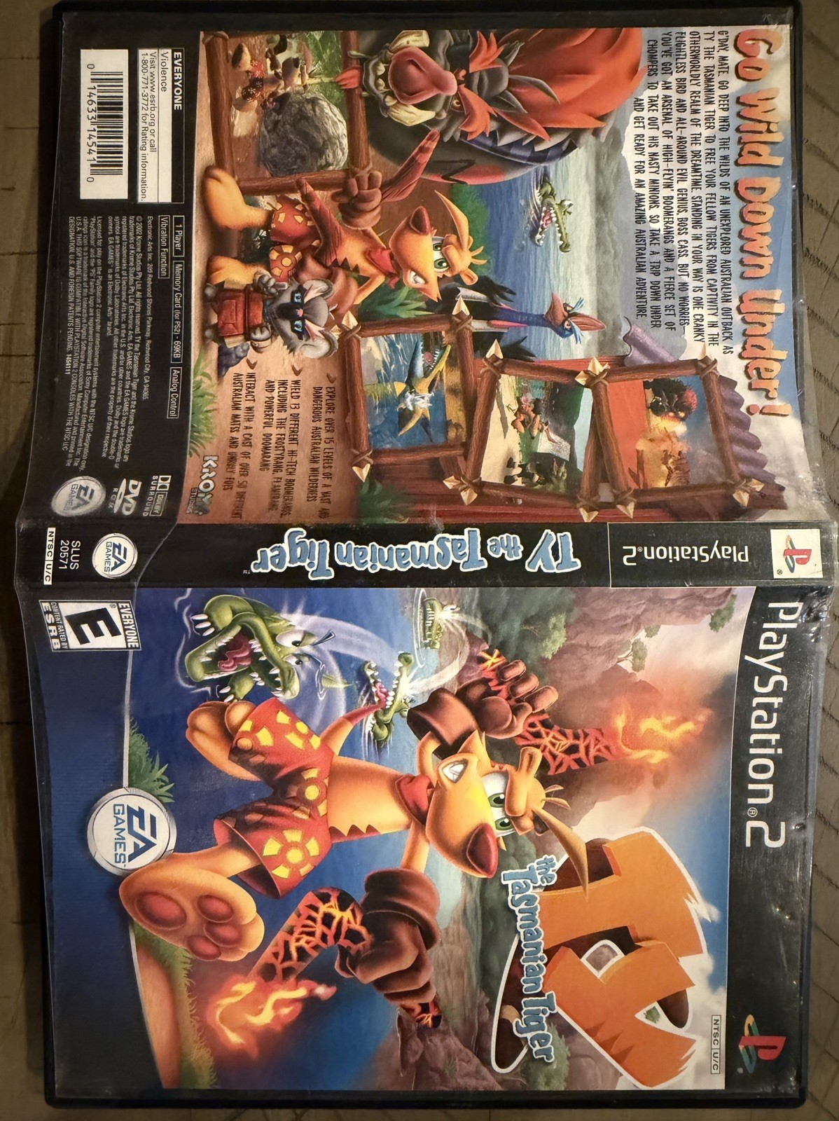 Ty the Tasmanian Tiger 1 & 2: Bush Rescue BUNDLE (Sony PlayStation 2, 2004)