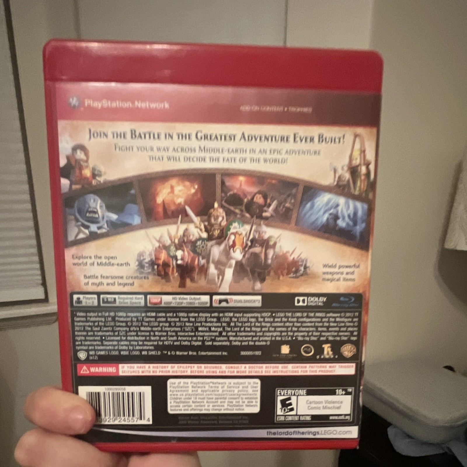LEGO The Lord of the Rings Greatest Hits PS3 Manual Included NTSC-U/C E10+ 2012