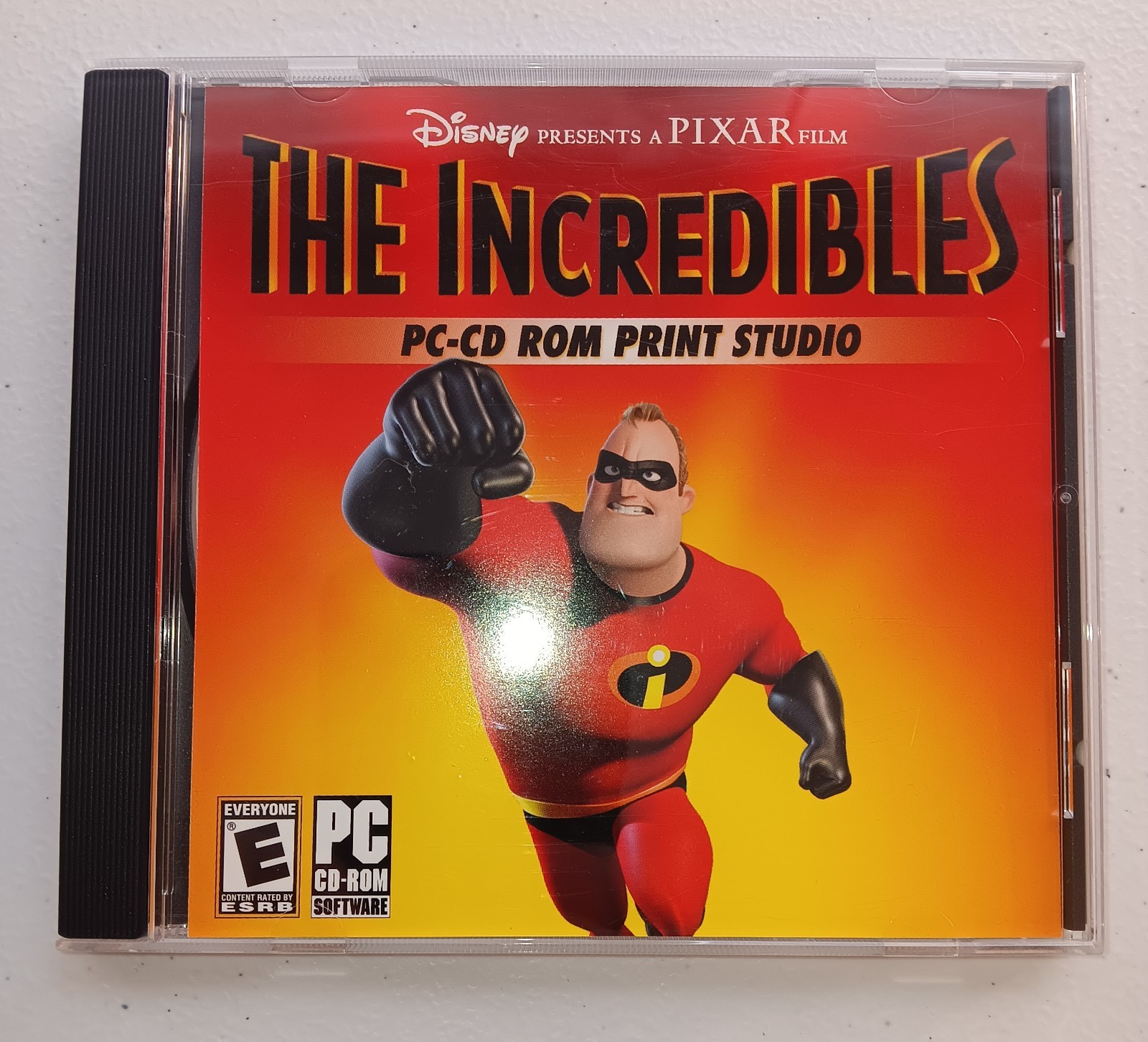 New Rare Disney Pixar The Incredibles PC-CD Rom Print Studio Stationary Software