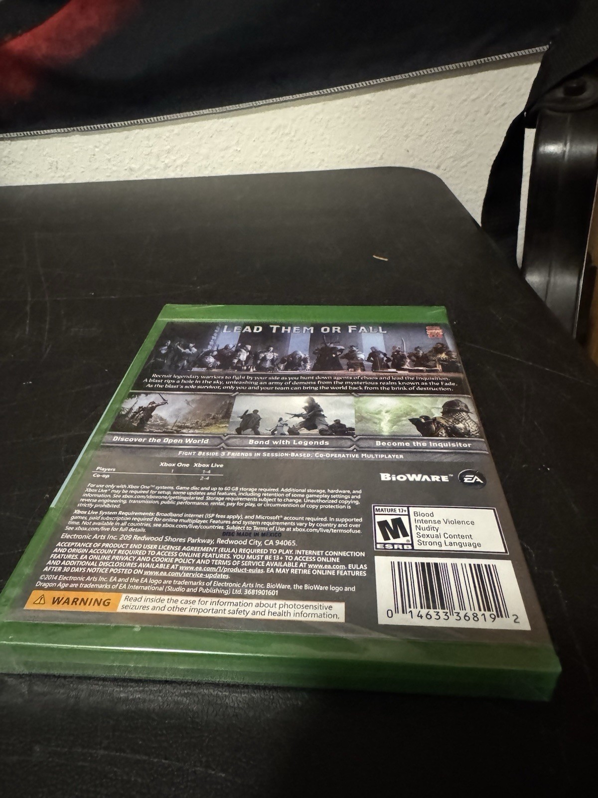 Dragon Age: Inquisition Xbox One Multiplayer Role Playing Electronic Arts Sealed