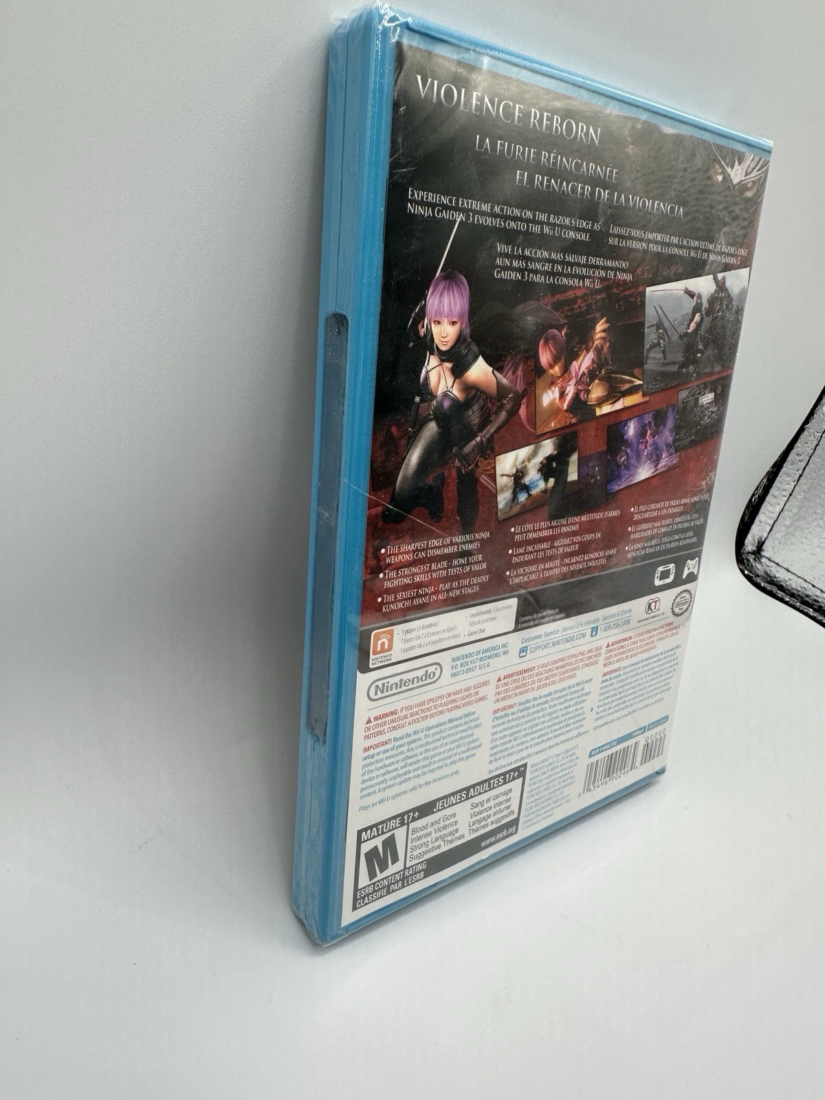 Ninja Gaiden 3 Razor’s Edge Nintendo Wii U 2012 Tecmo Koei Brand New Sealed