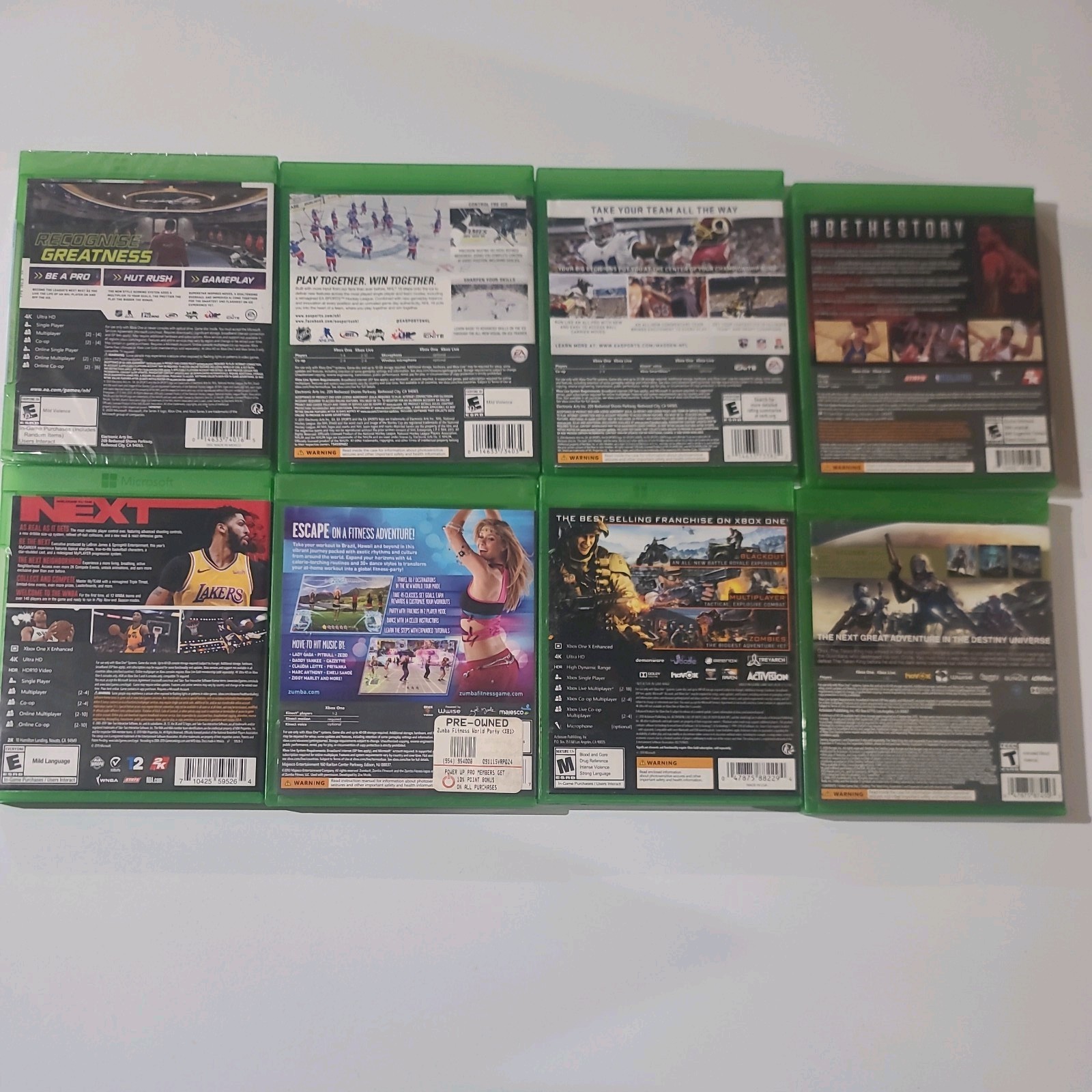 Xbox One Mixed Lot of 8 Games