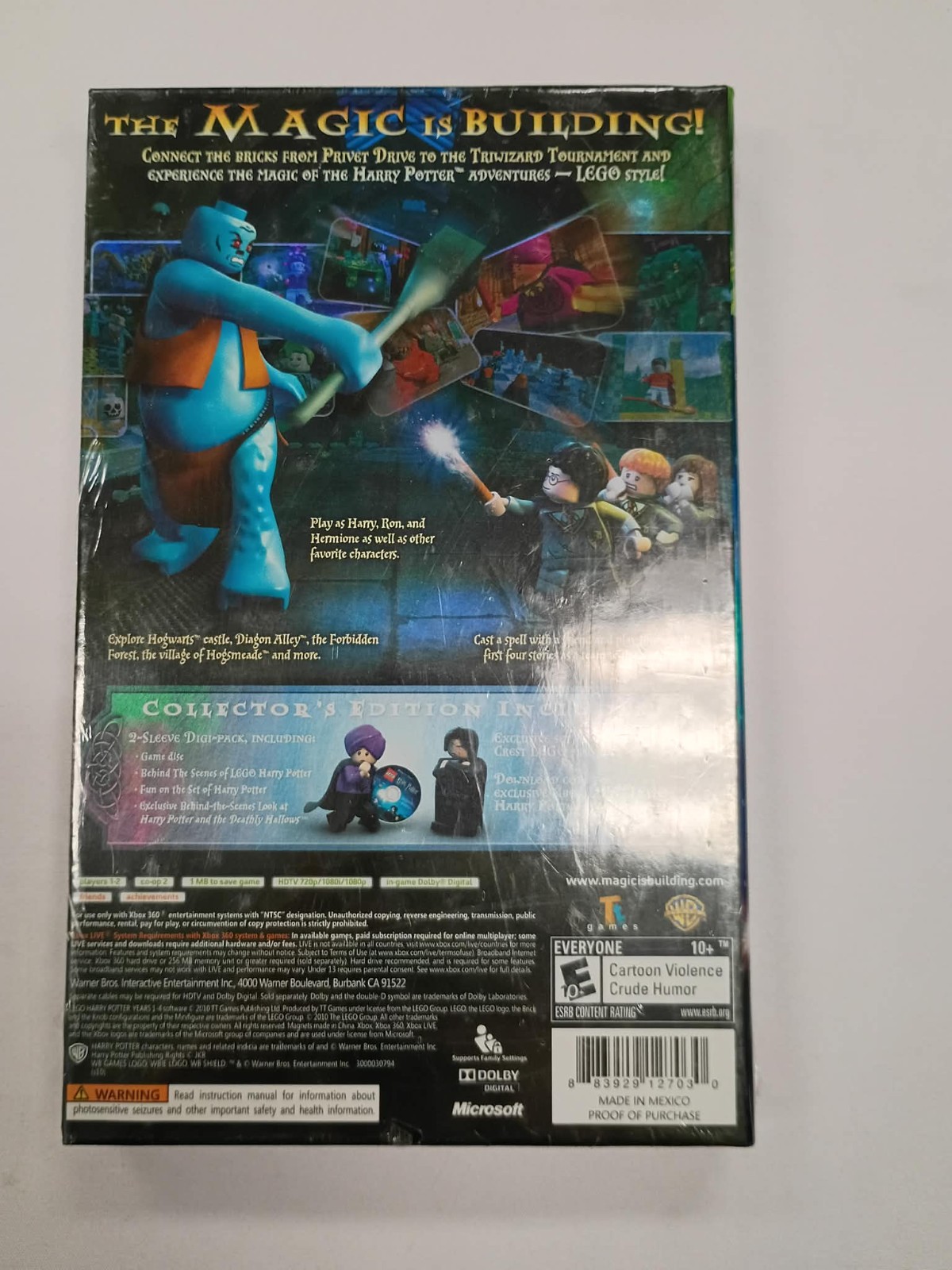 LEGO Harry Potter: Years 1-4 Collector’s Edition Xbox 360 Brand New Sealed