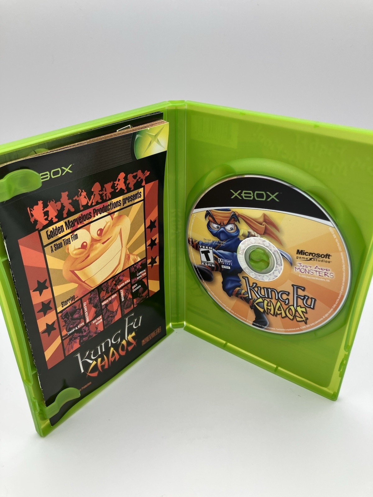 Kung Fu Chaos (Microsoft Xbox, 2003) CIB – Clean Disc, Tested, RARE