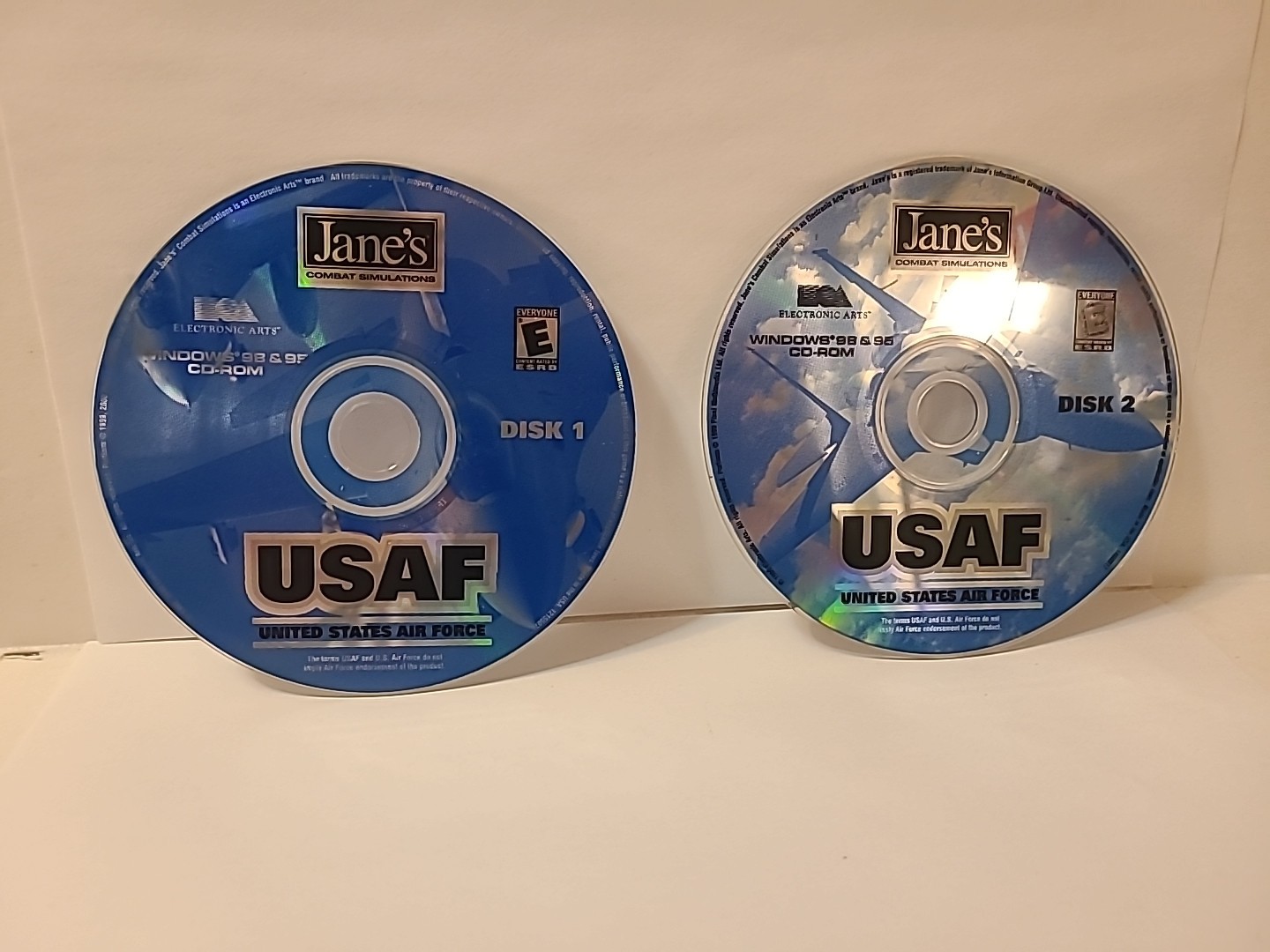 Jane’s USAF United States Air Force Combat Simulations PC Game CD-Rom