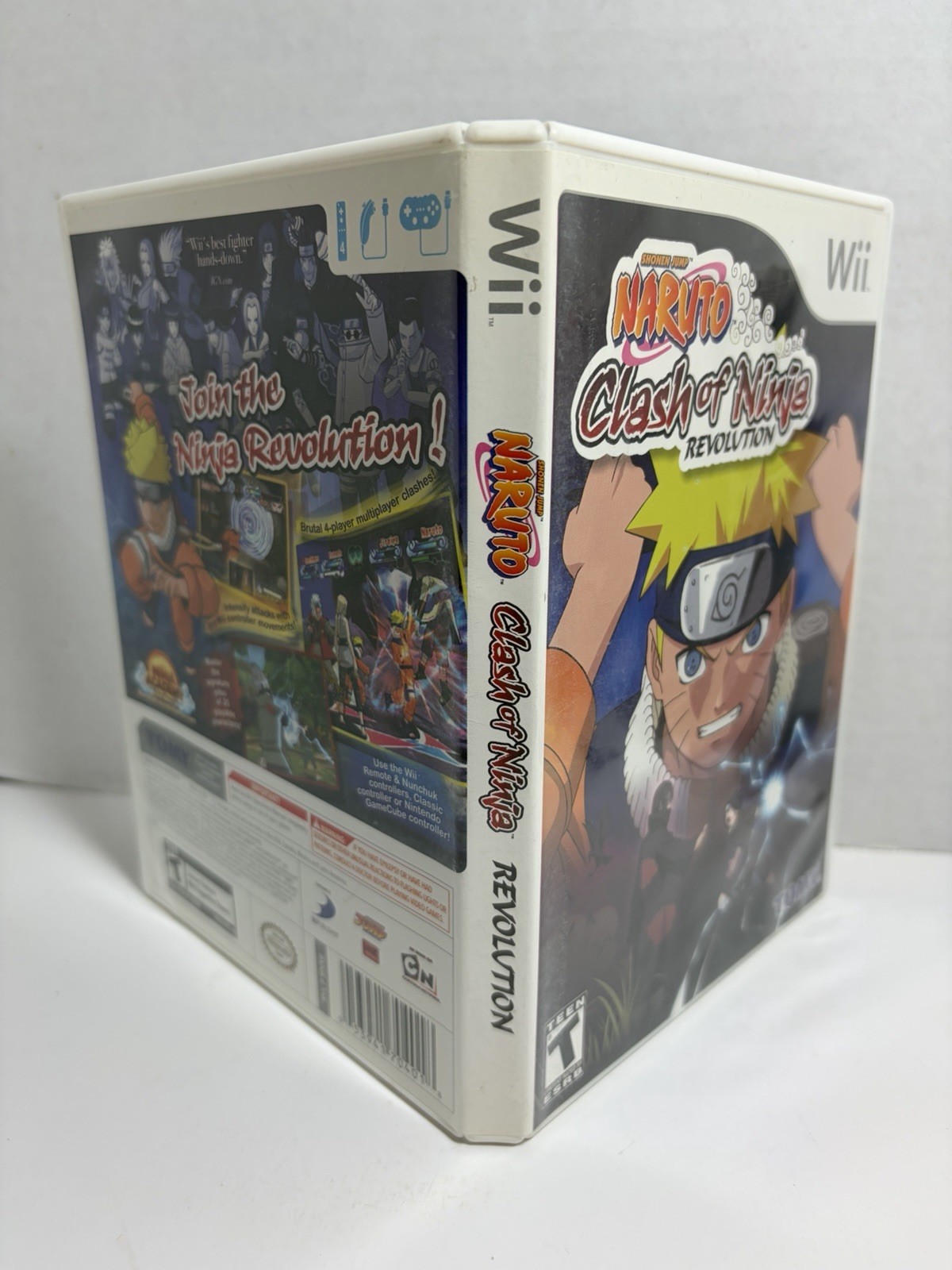 Naruto: Clash of Ninja Revolution Lot 1 & 2 Nintendo Wii Game Lot – Great Disks