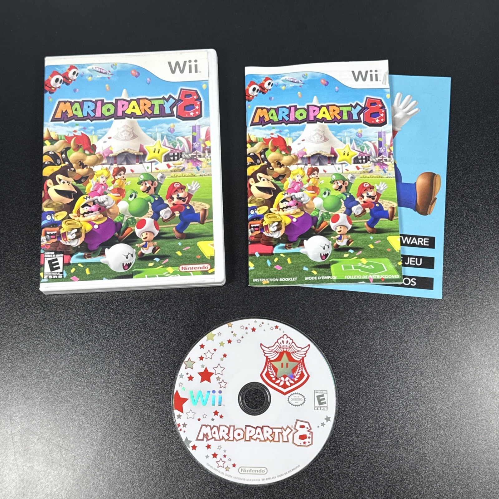 Mario Party 8 (Nintendo Wii, 2006) Complete in Box CIB Tested