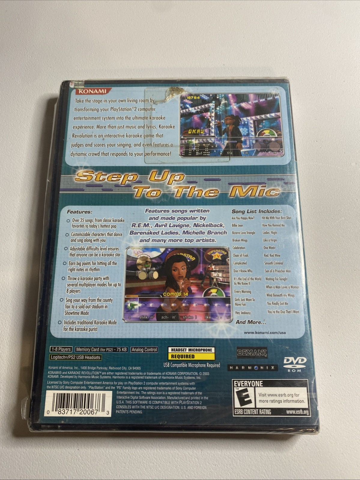 Karaoke Revolution Bundle (Sony PlayStation 2, 2003)