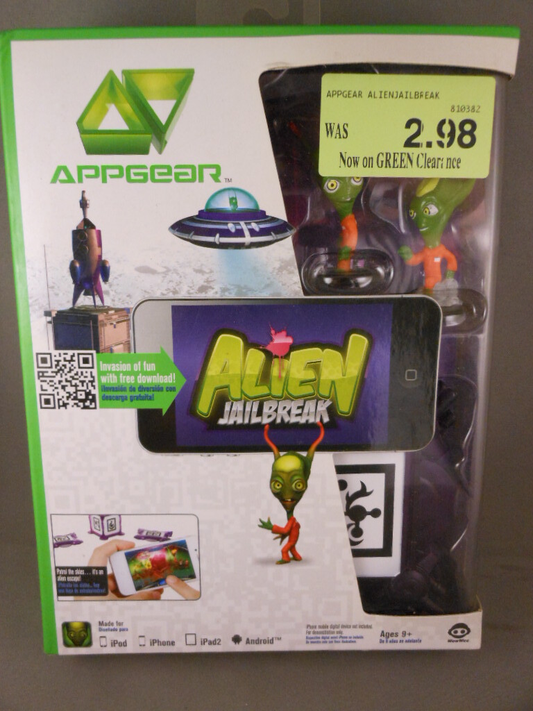 New WowWee Alien Jailbreak Handheld Software iOS Android Video Game & Figures