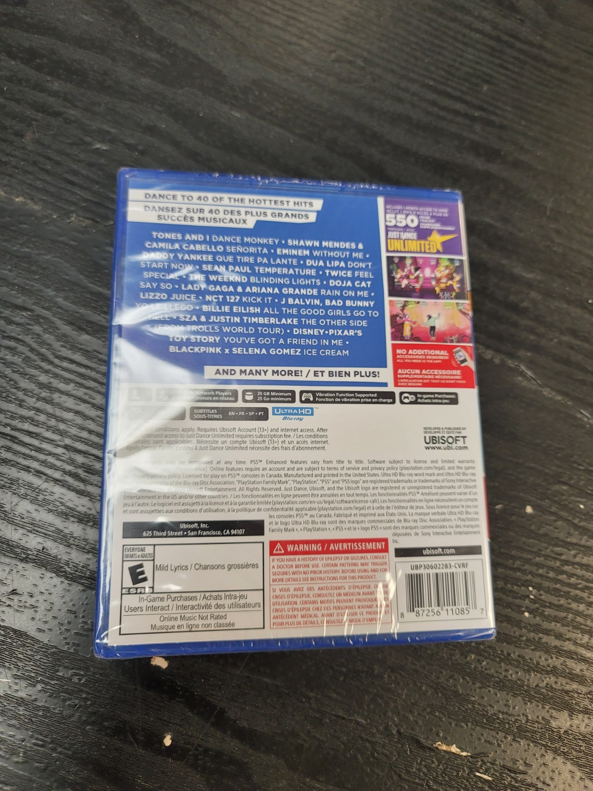 Just Dance 2021 Sony PlayStation 5 PS5 New Sealed