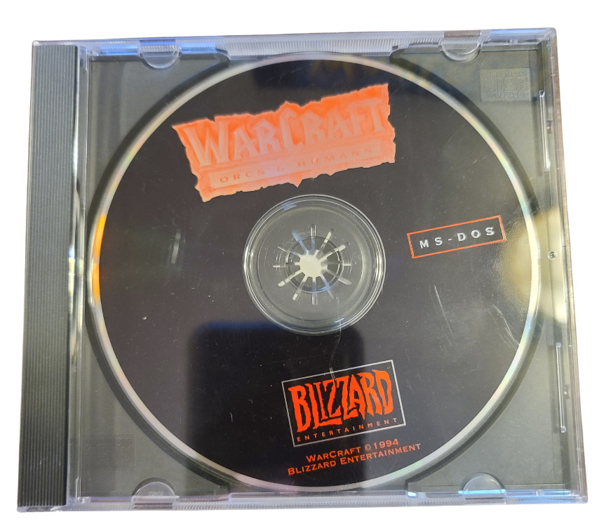 Warcraft Orcs & Humans PC MS-DOS 1994 Big Box Blizzard Vintage Strategy Game