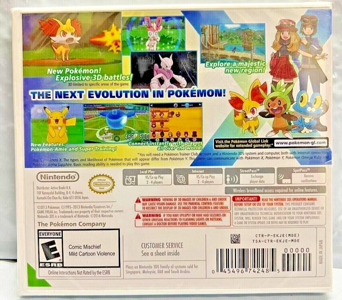 Pokemon X + Y + Alpha Sapphire + Omega Ruby 3DS Brand New 4 Game Bundle Sealed