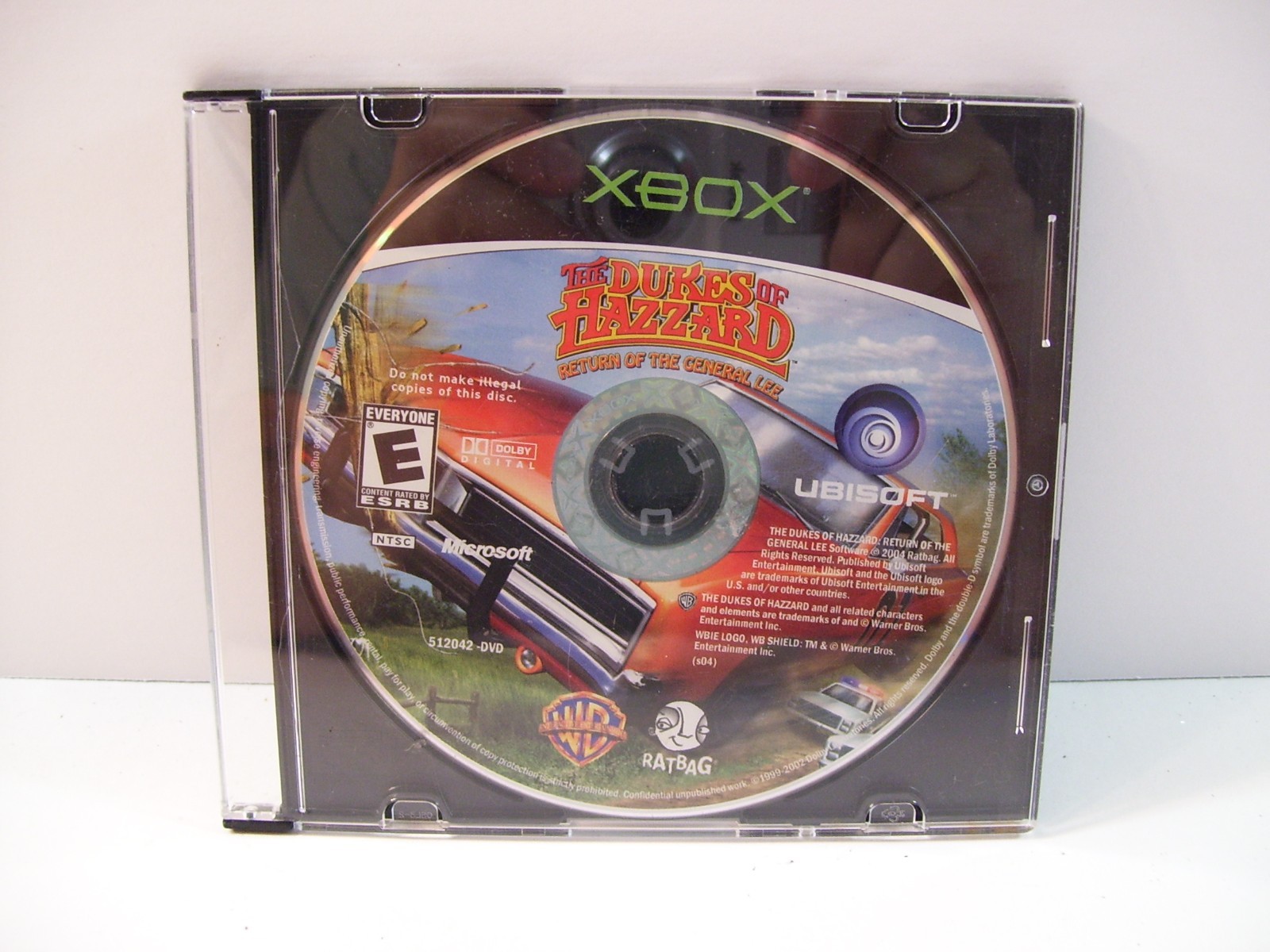 The Dukes of Hazzard Return of the General Lee XBOX Video Game 2004 w Bonus Case