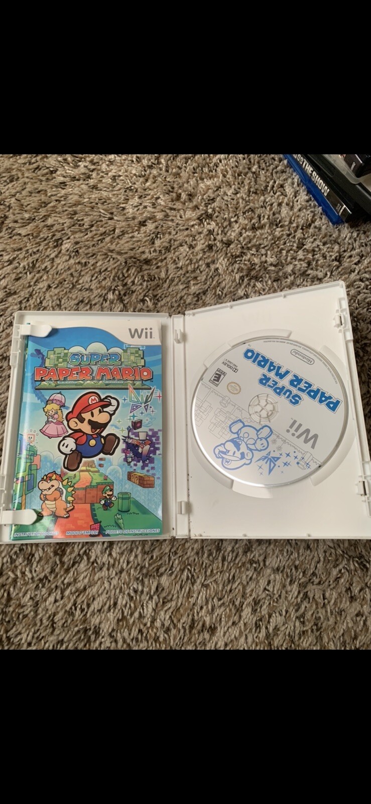 Super Paper Mario – Nintendo Wii CIB UNUSED ORIGINAL ESHOP CODE