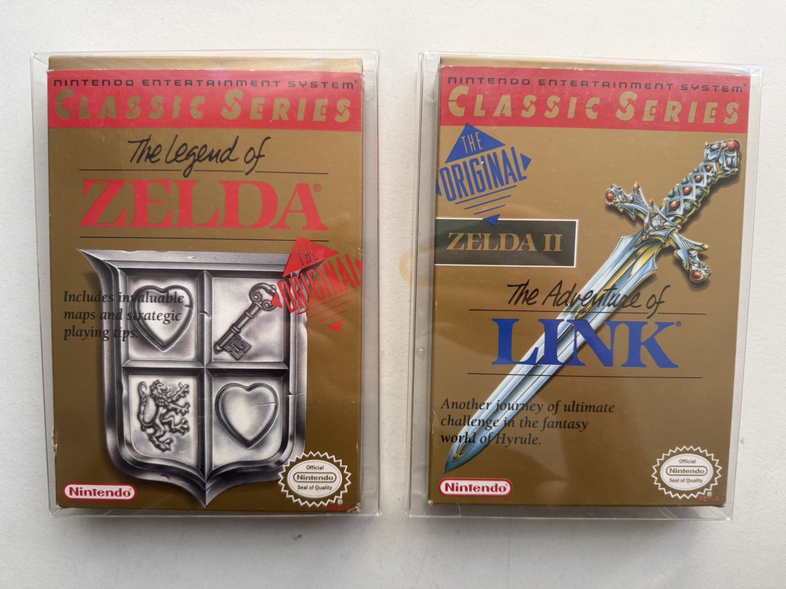 Legend of Zelda & Zelda 2: Adventures of Link Classic Series (Nintendo NES) CIB