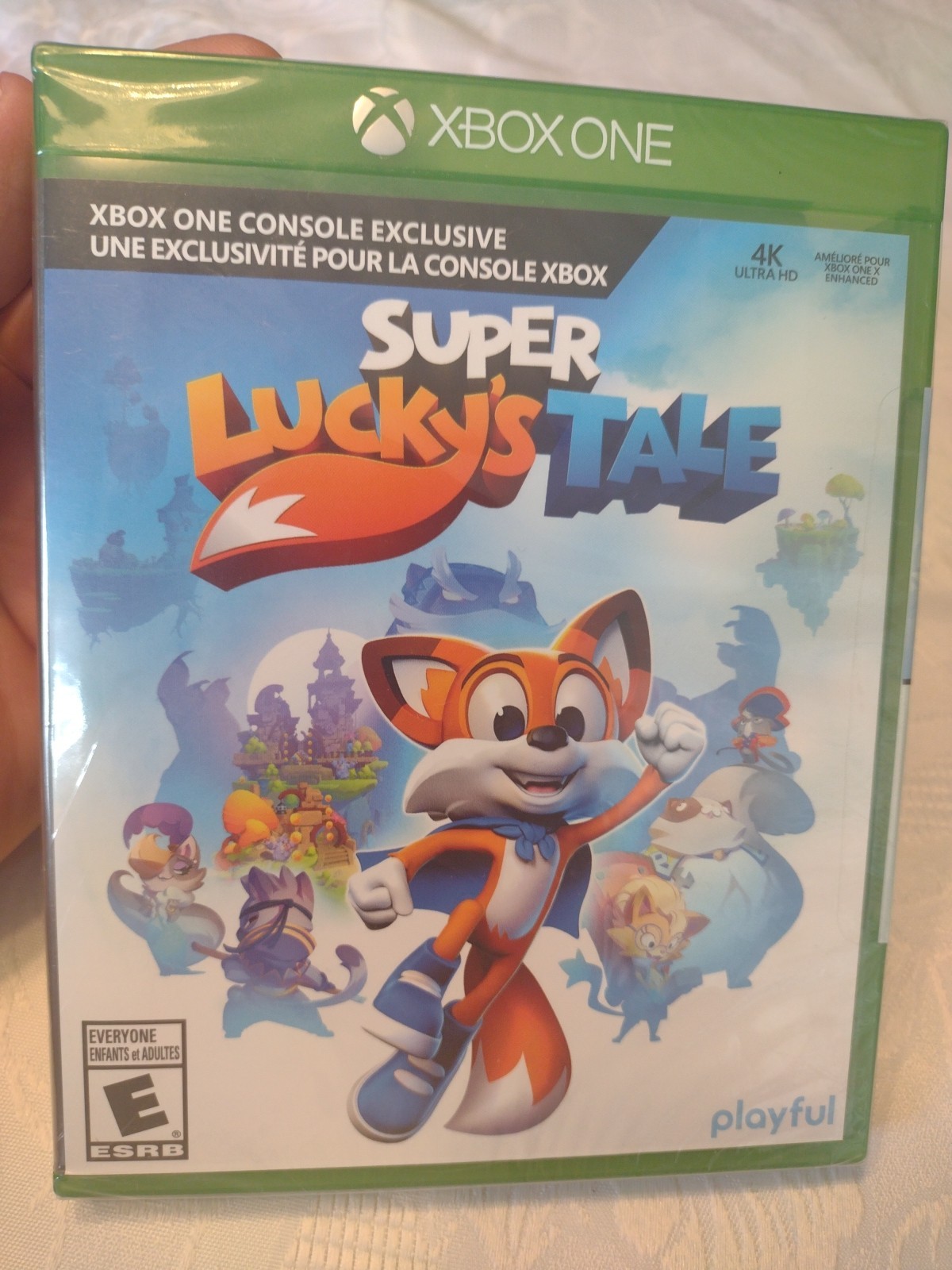 XBOX ONE Super Lucky’s Tale – Console Exclusive – Sealed, 2017, Mexico