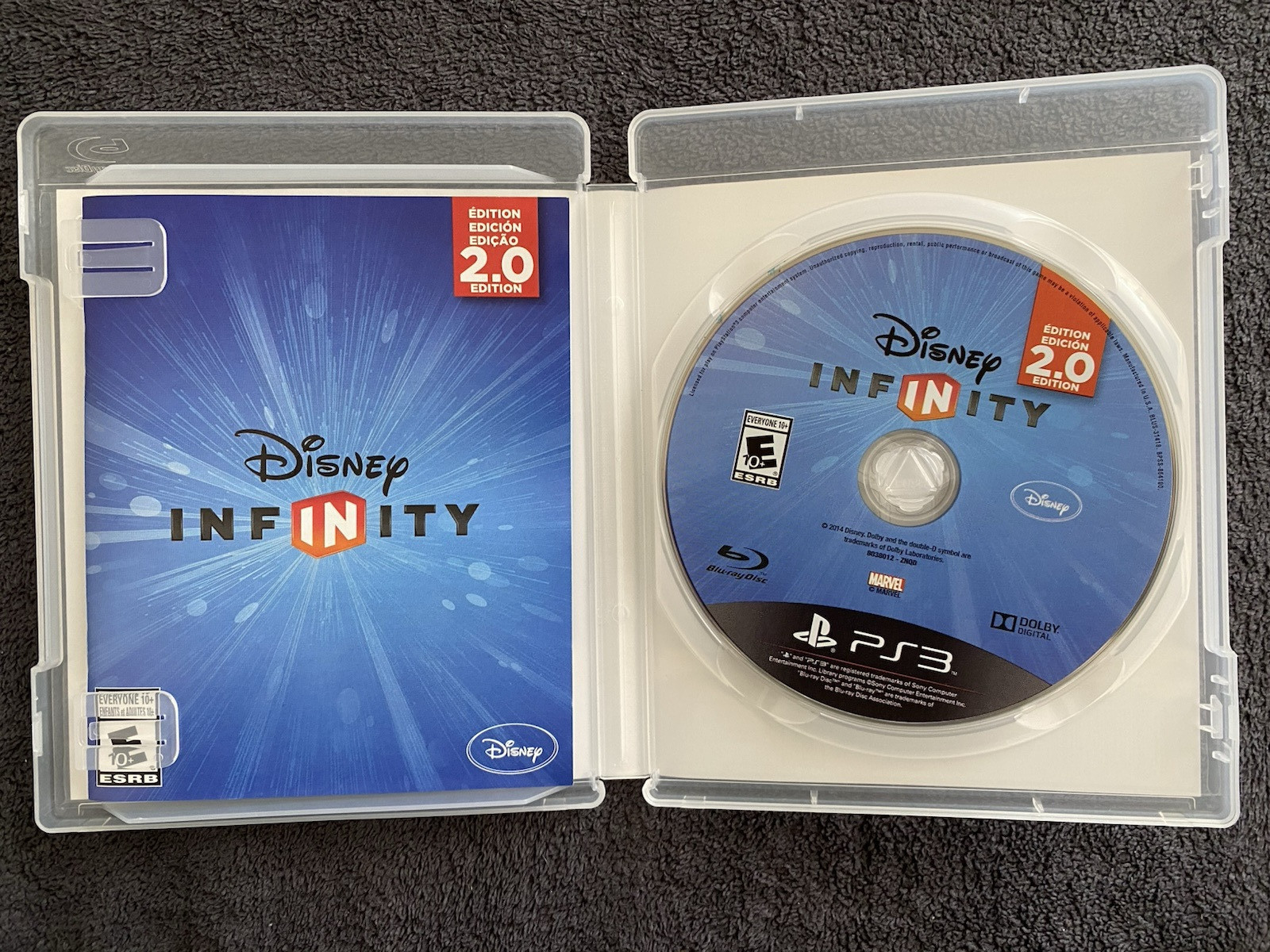 Lot Of 3 PlayStation 3 Games Injustice, Disney Infinity, Mortal Kombat