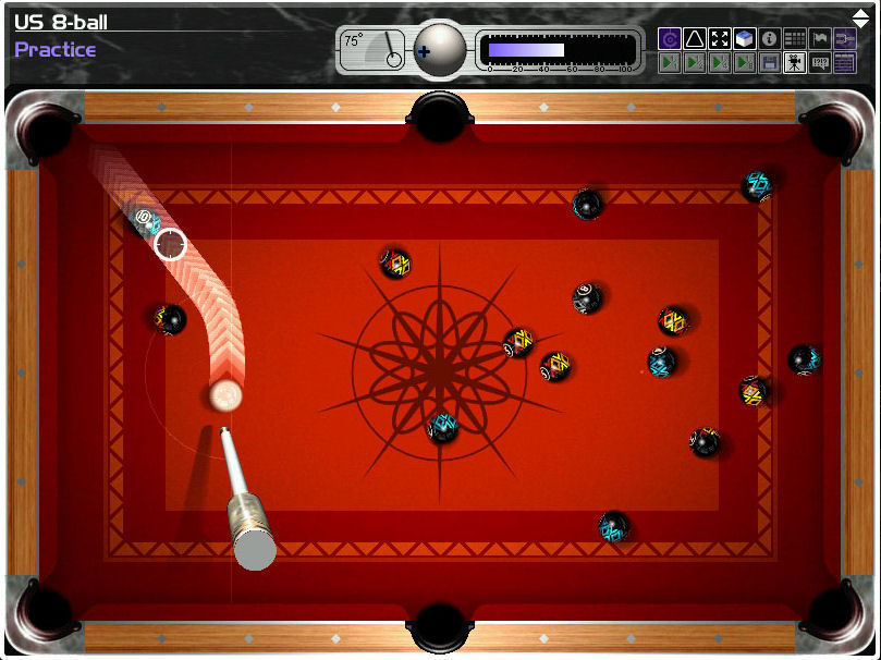 CUE CLUB Billiards Pool Snooker 8-ball Simulation PC Game XP/Vista/7/8 – NEW CD