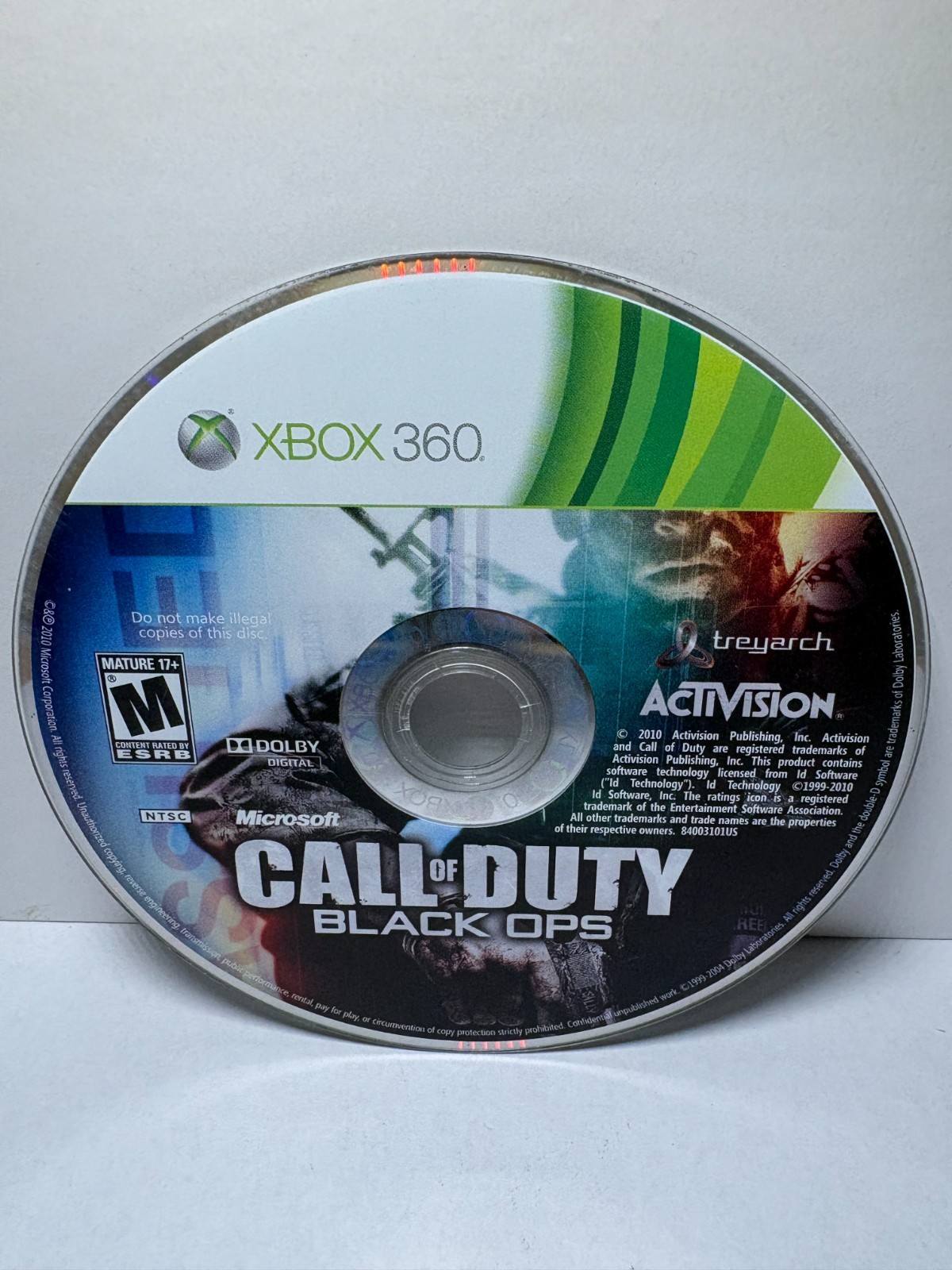call of duty black ops xbox 360 Working Disk only (untracked)