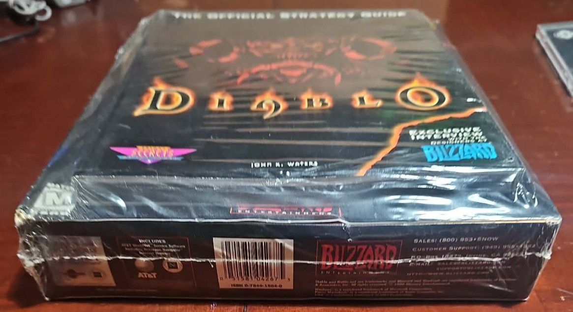 DIABLO (PC, 1996) includes Strategy Guide Bundle Factory Sealed NEW – READ