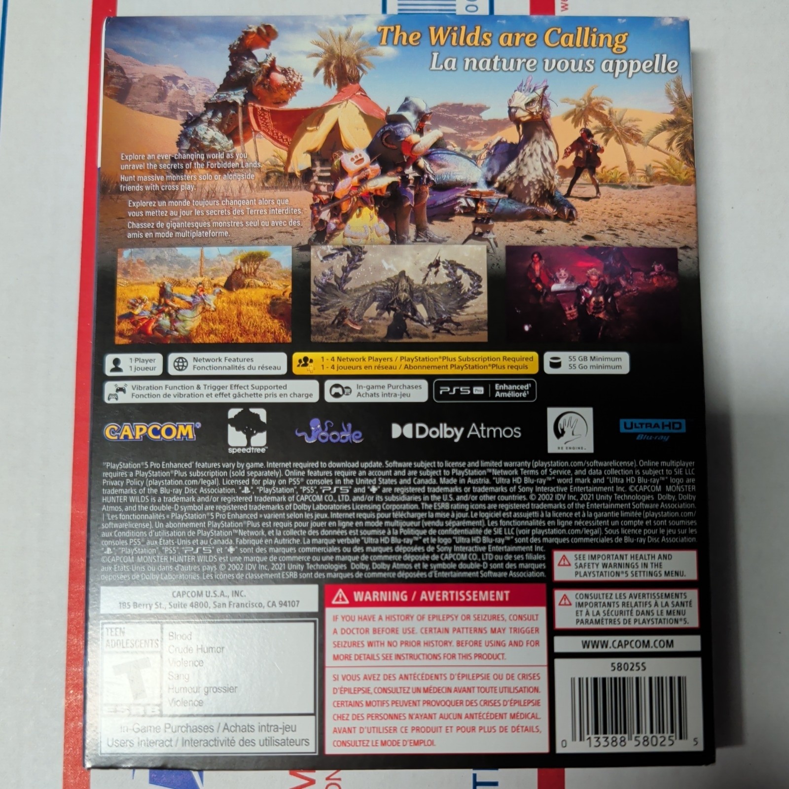 Monster Hunter Wilds Steel Book Edition – Sony PlayStation 5