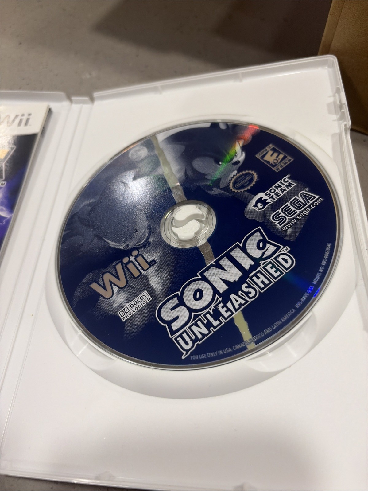 Sonic Unleashed (Nintendo Wii, 2008) COMPLETE CIB – GOOD CONDITION – SHIPS FAST!