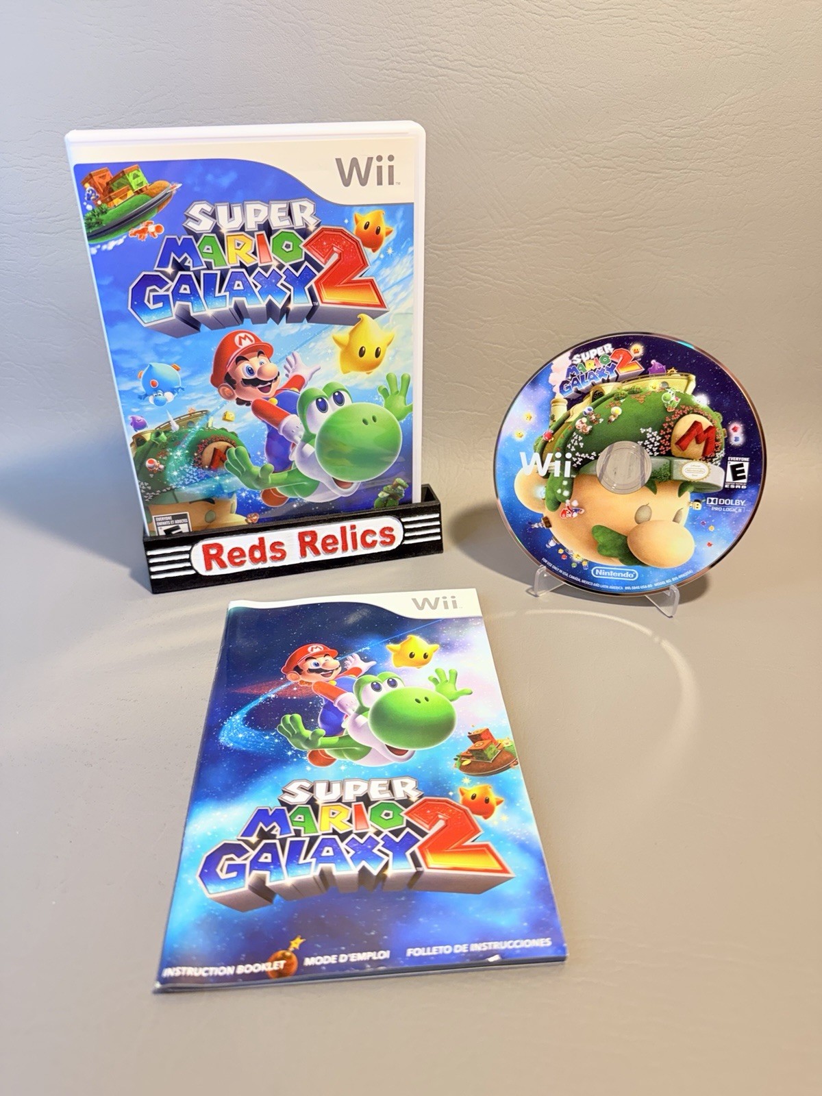 Super Mario Galaxy 2 (Nintendo Wii) Complete CIB Excellent Condition