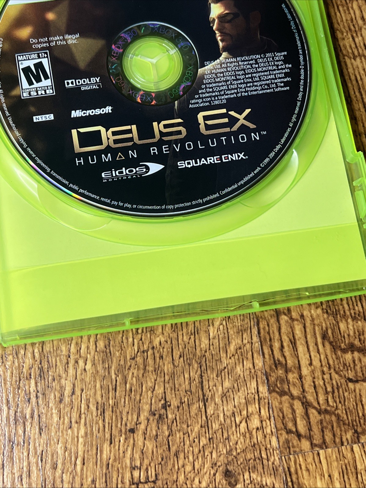 Deus Ex: Human Revolution – Xbox 360 – CIB Complete W/ Slip Cover – Tested!