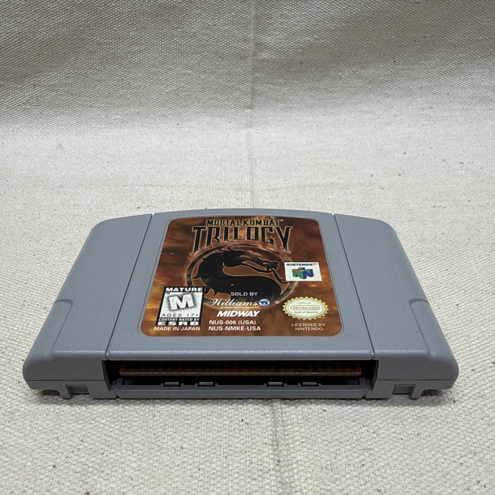 Mortal Kombat Trilogy (Nintendo 64 N64, 1996)