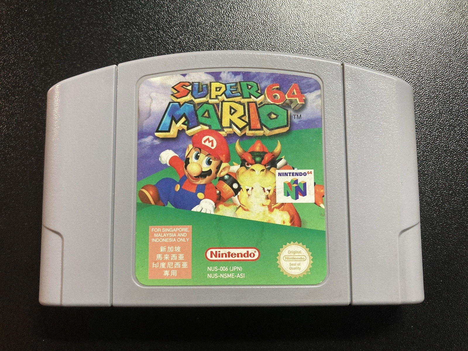 Super Mario 64 (Nintendo 64) Singapore Malaysia N64 Cartridge Only Authentic OEM
