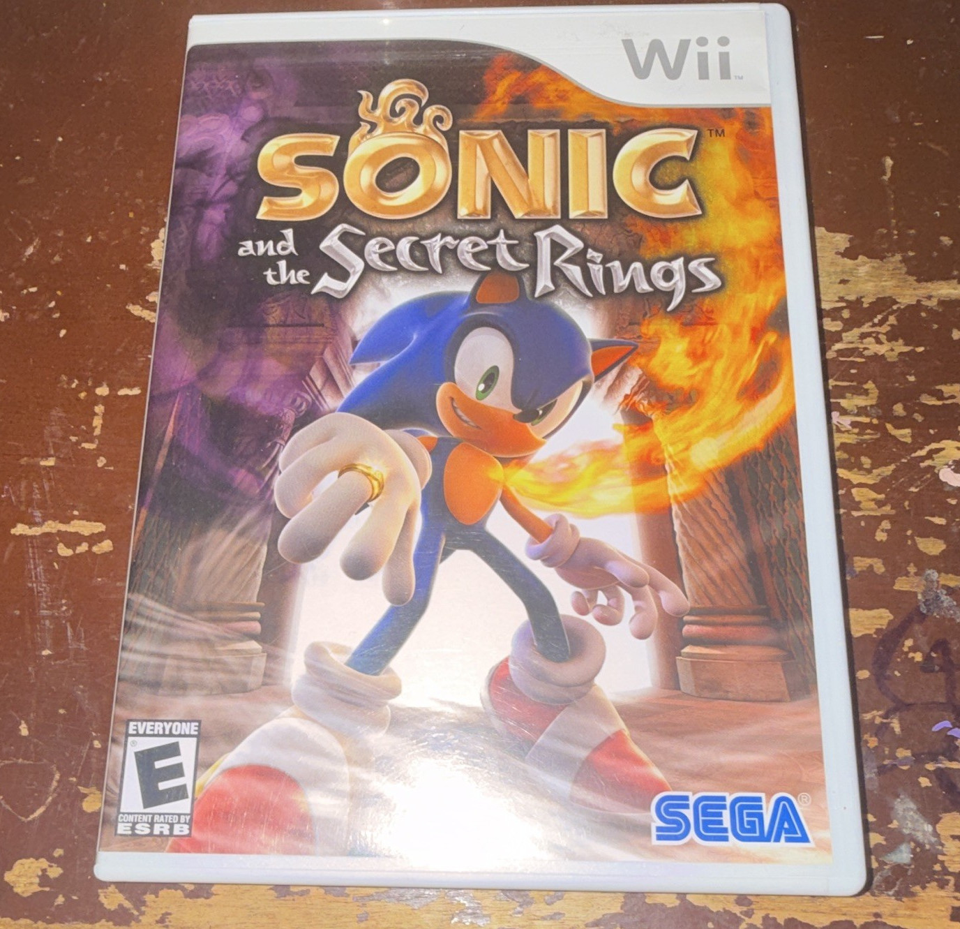 SEGA Sonic and the Secret Rings Nintendo Wii Manual Included E NTSC-U/C 2007