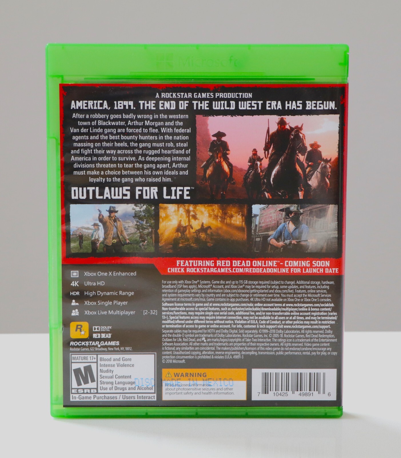 Red Dead Redemption II 2 Microsoft Xbox One Xbox Series X (Brand NEW Sealed)