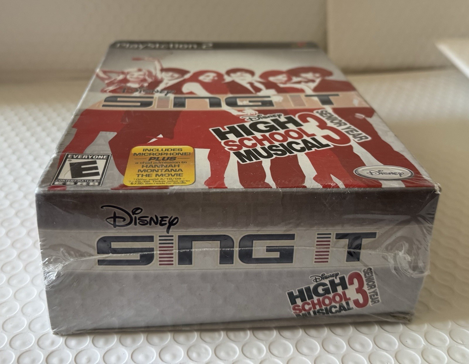 PS2 Disney Sing It High School Musical Senior Year Bundle with Microphone Sealed