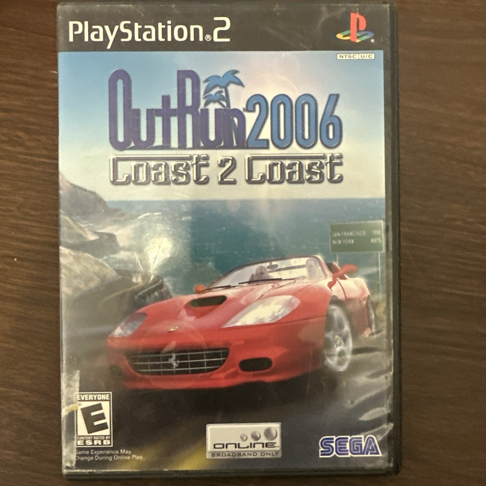 OutRun 2006: Coast 2 Coast (PlayStation 2) w/disc+case+manual (NTSC-U/C)