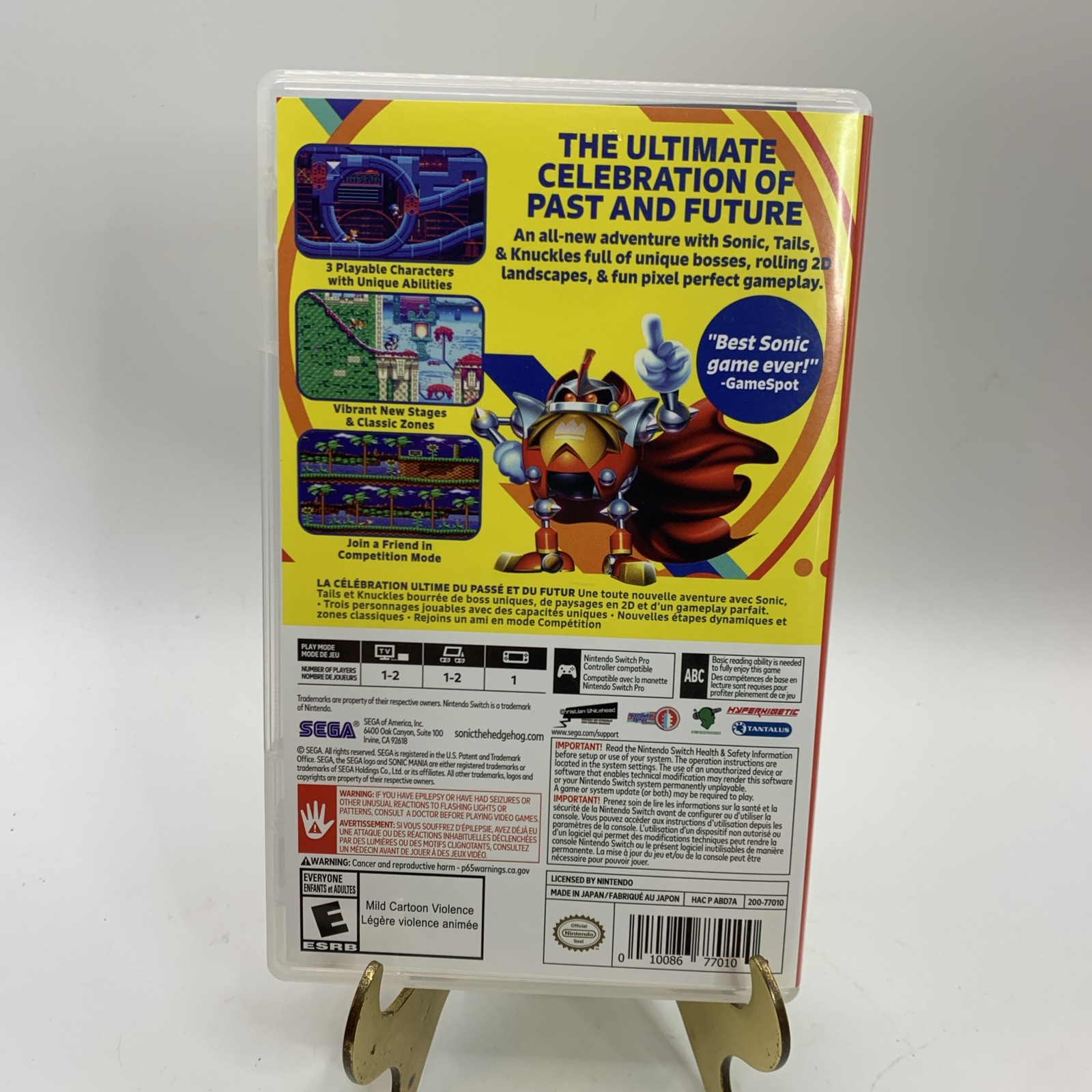 Sonic Mania (Nintendo Switch, 2017) Tested More Video Games In Store See Pics