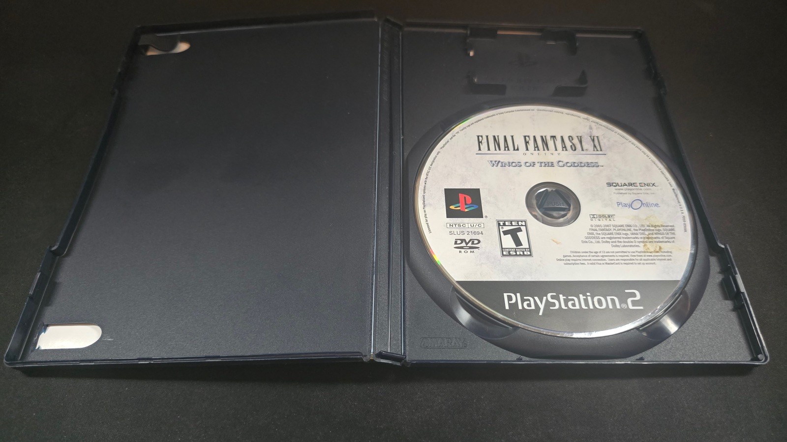 Final Fantasy XI 11 Online: Wings of the Goddess Expansion Pack Sony PS2 EX+NM/