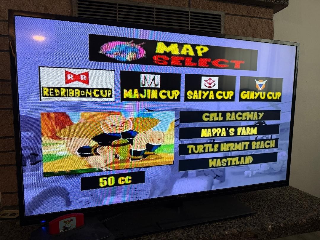 Dragon Ball Kart Red Nintendo 64 E Everyone Dragon Ball Series Game Cart
