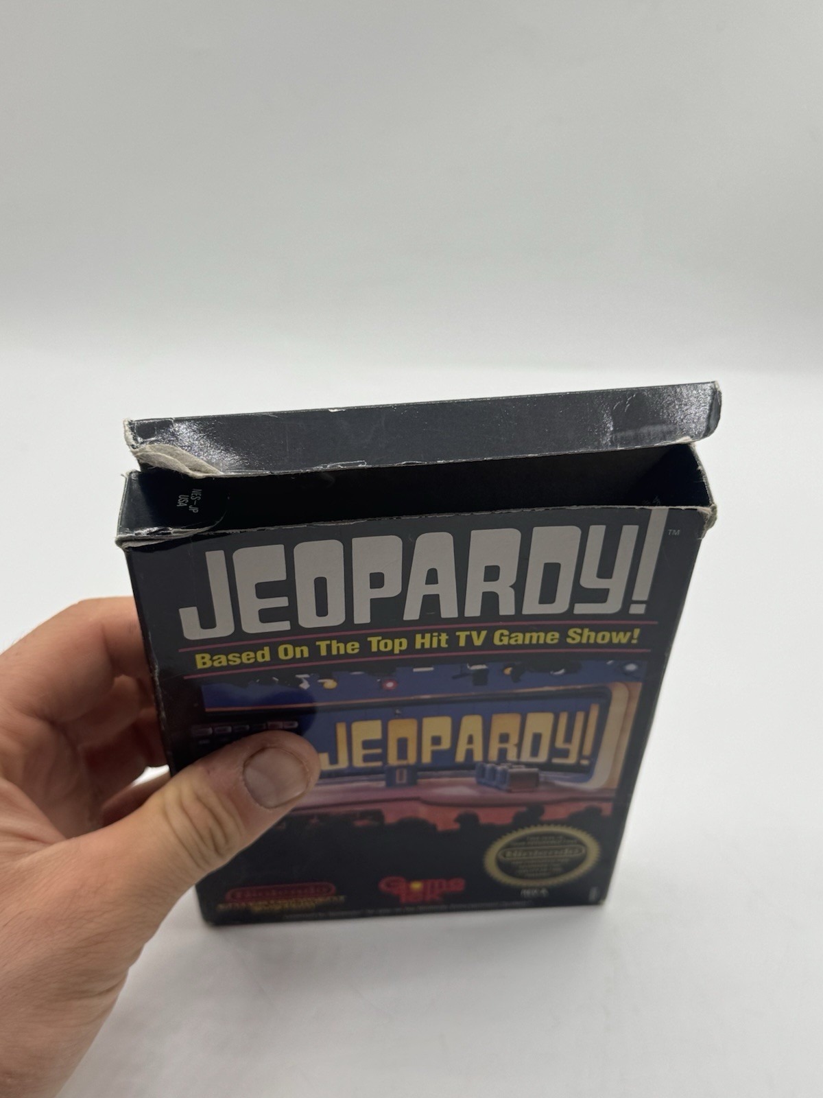 Jeopardy! 1988 Nintendo Entertainment System NES Tested With Box and Poster