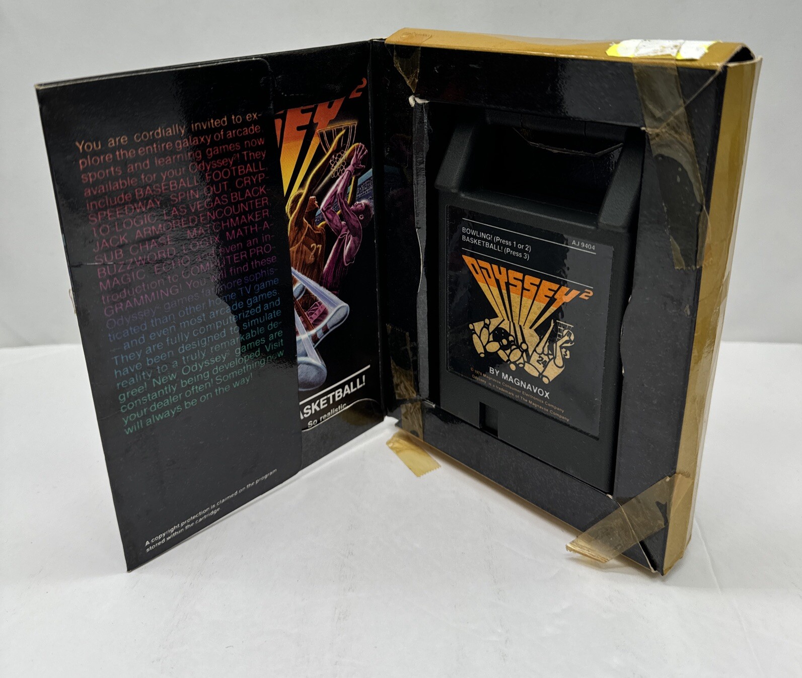 Magnovox Odyssey 2 Bowling & Basketball Game in original box w/ instructions