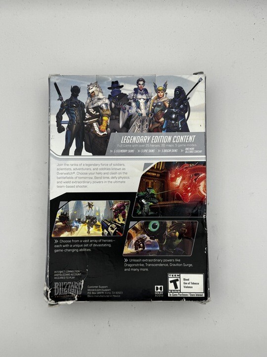Activision Blizzard Overwatch Legendary PC Edition (No Codes)