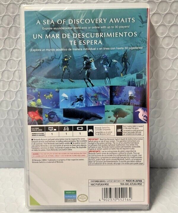 Endless Ocean Luminous Switch Brand New Game (2024 Adventure Simulation)