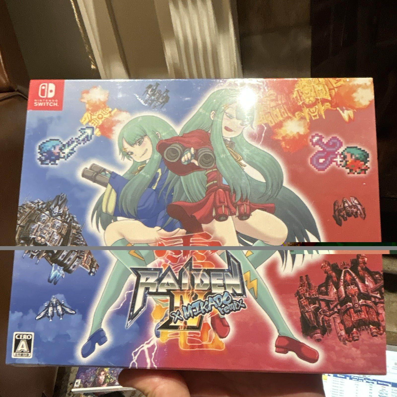 Raiden IV x Mikado Remix Switch. Collectors Limited Edition. New / Sealed.