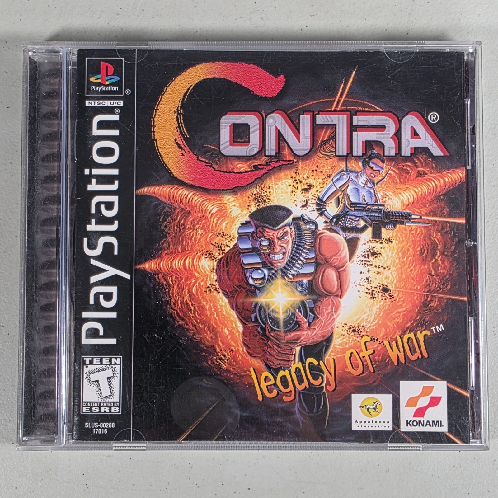Contra Legacy of War Sony PlayStation PS1 1996 CIB Complete W/ Manual Tested