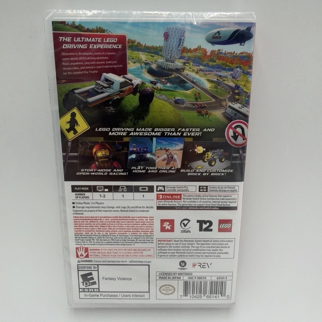 LEGO 2K Drive Version Nintendo Switch Sealed