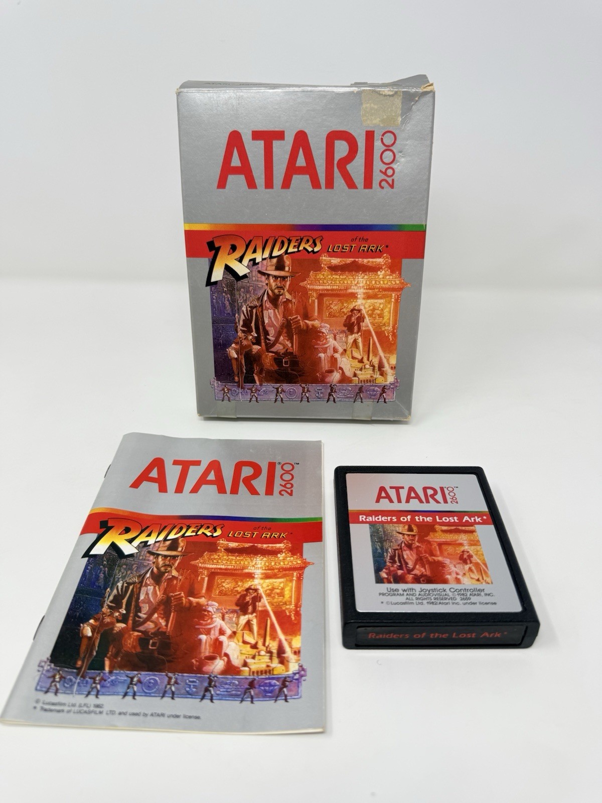 Raiders of the Lost Ark Atari 2600 Complete CIB Tested