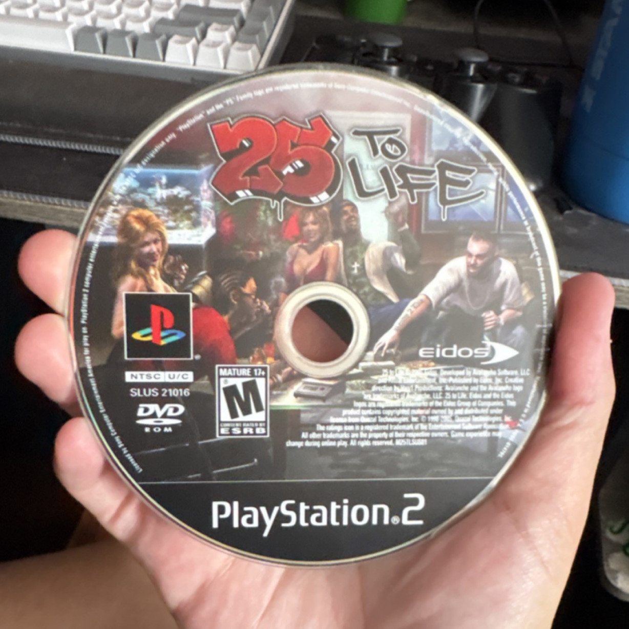 Eidos Interactive 25 to Life Third-Person Shooter PS2 NTSC-U/C 2006 M Disc