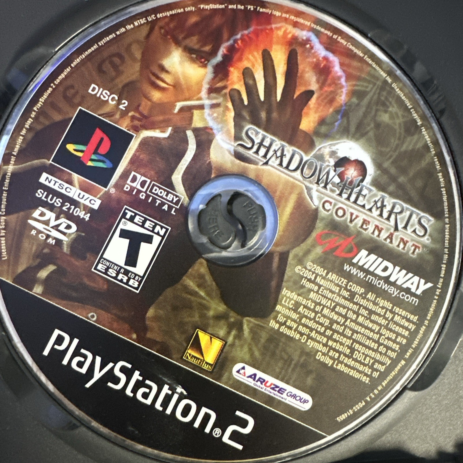 Midway Shadow Hearts: Covenant PS2 Role Playing Game 2 Discs Manual NTSC-U/C