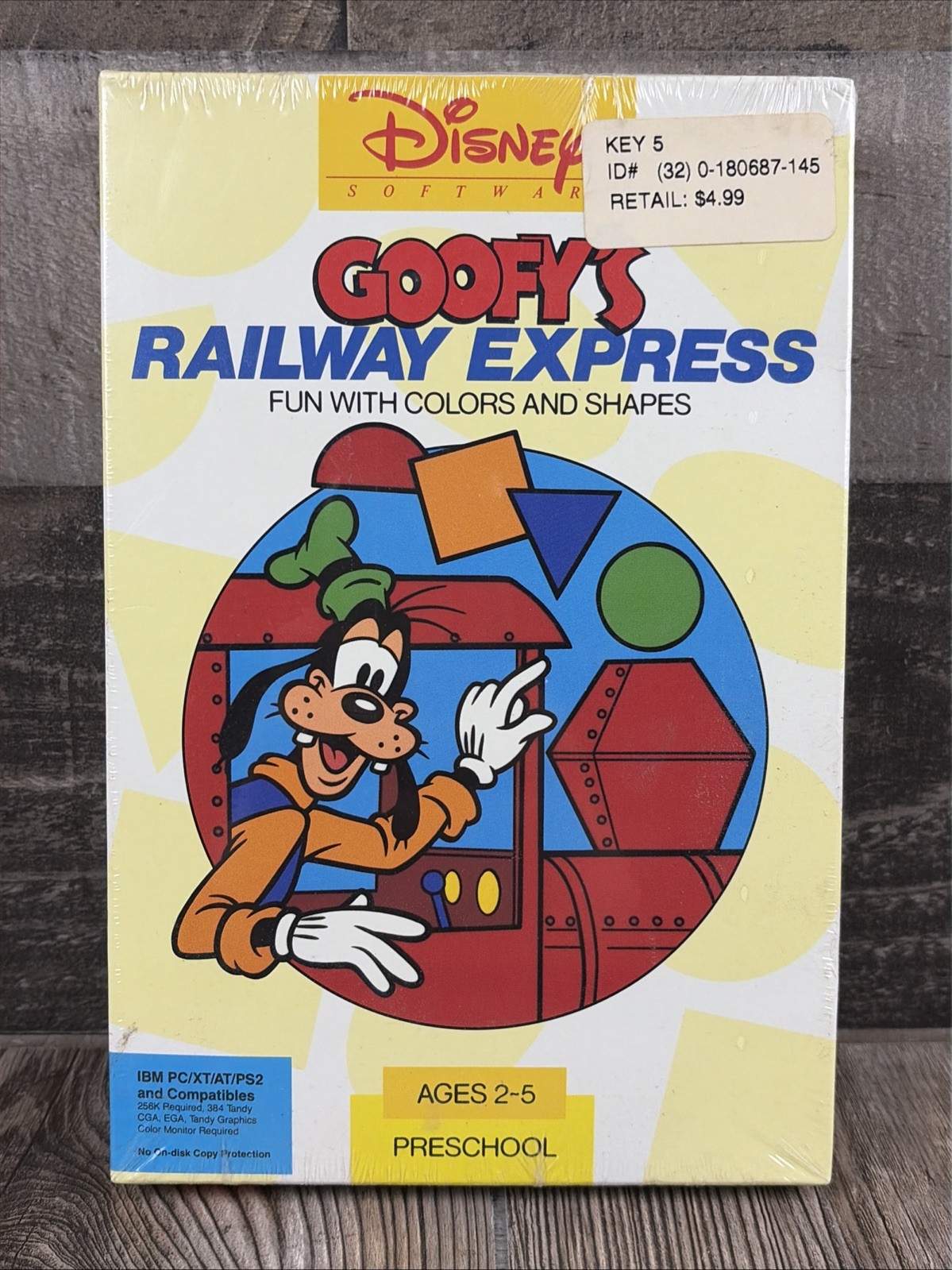 Disney Goofy’s Railway Express Software Video Game IBM PC New Sealed
